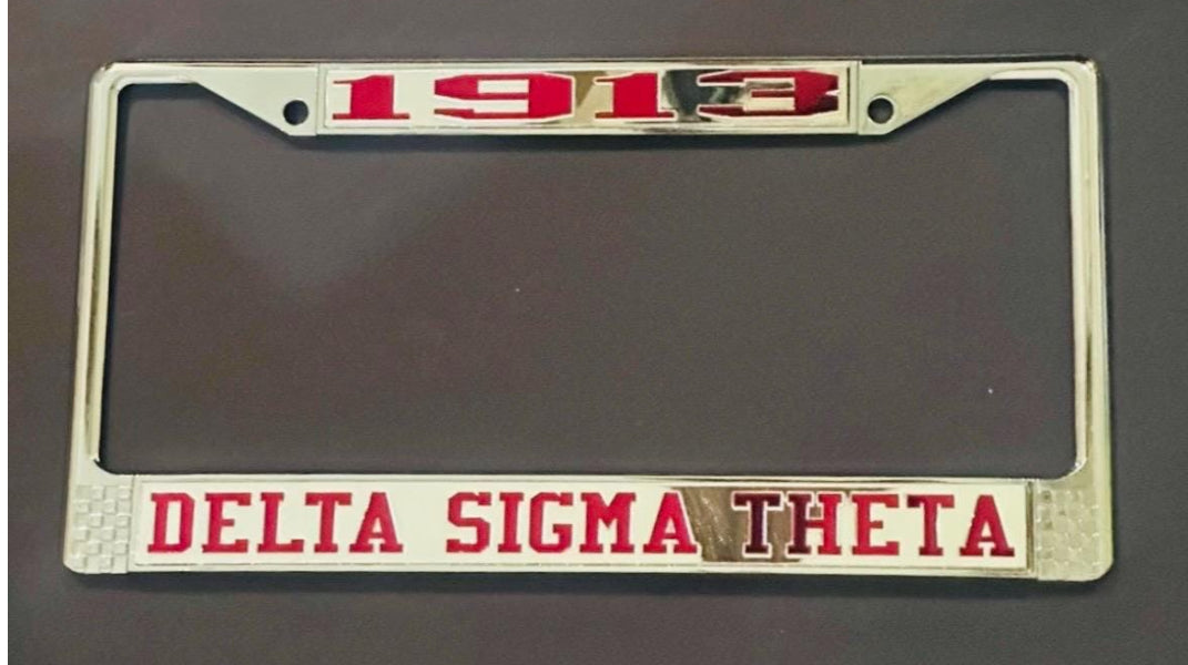 Delta Sigma Theta Car Frames