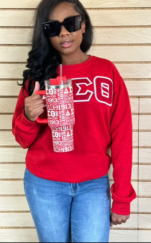 Delta Sigma Theta Stainless Steel Tumbler
