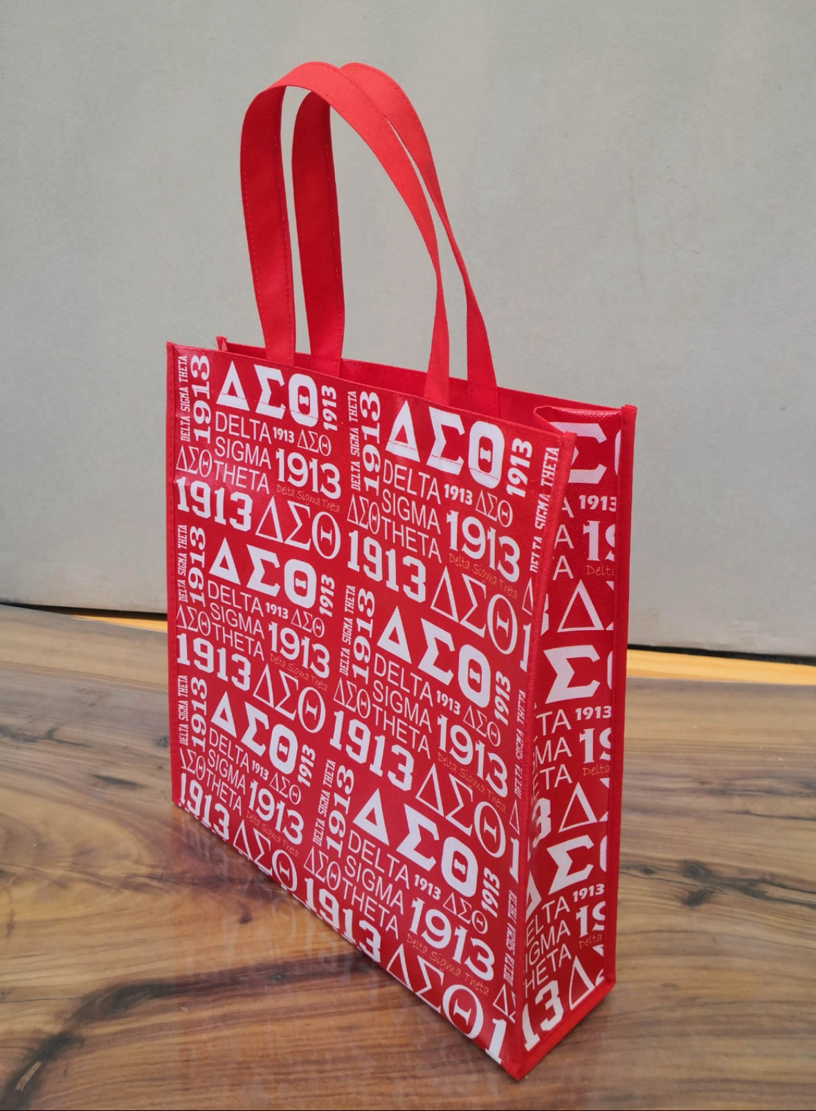 Delta Sigma Theta Waterproof Laminated Shopping Tote