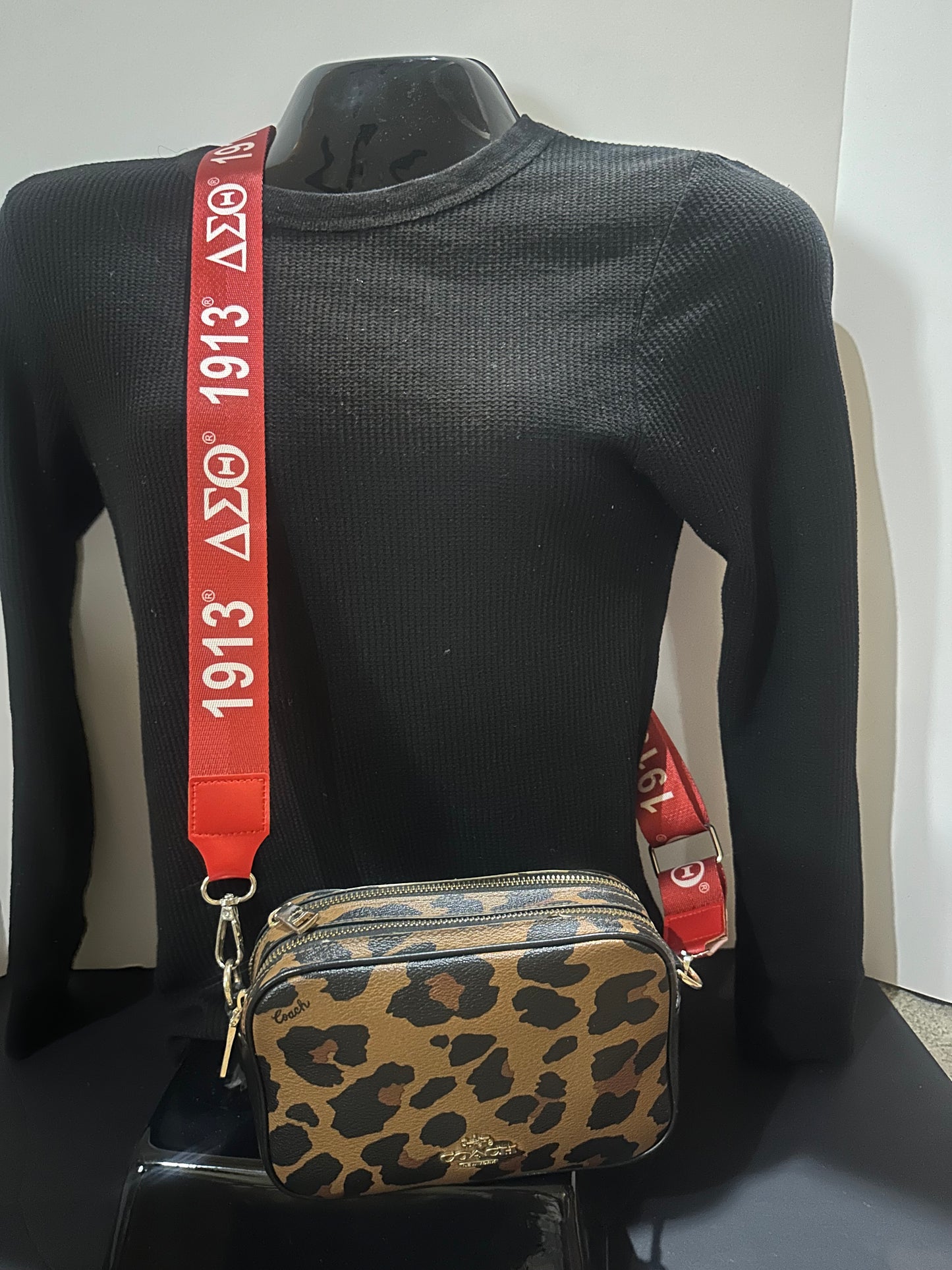 Delta Sigma Theta Purse Bag Strap