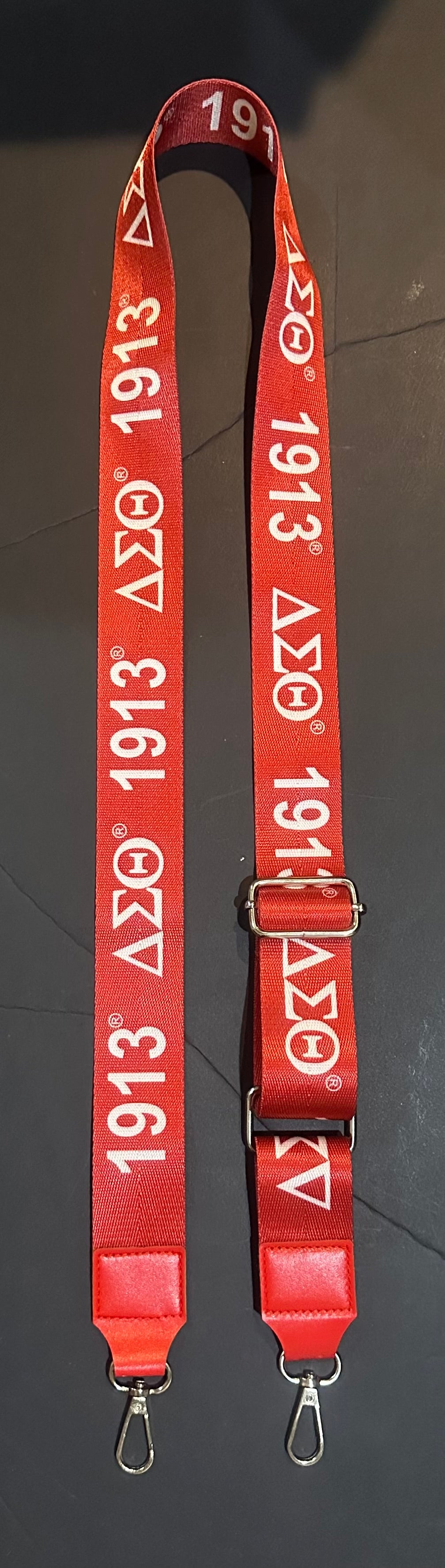Delta Sigma Theta Purse Bag Strap