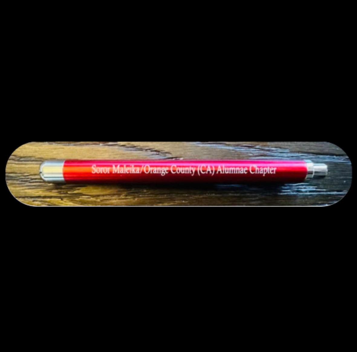 Delta Sigma Theta Custom LED Penlight - On & Off Push Button (Bulk Pricing Available)