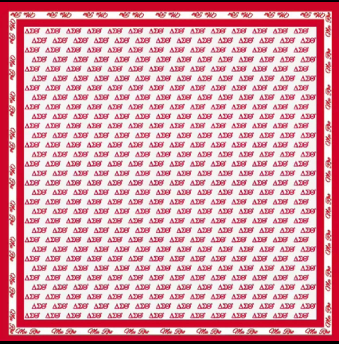 Delta Sigma Theta - Mu Rho Scarf & Tote