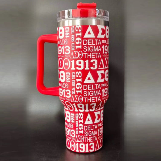 Delta Sigma Theta Stainless Steel Tumbler