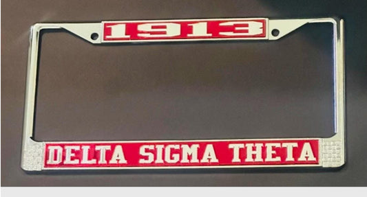 Delta Sigma Theta Car Frames