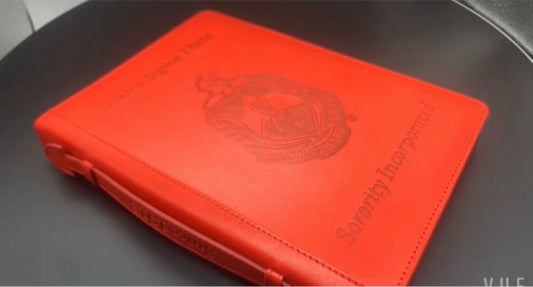 Delta Sigma Theta Soft Leather Deluxe Ritual Cover