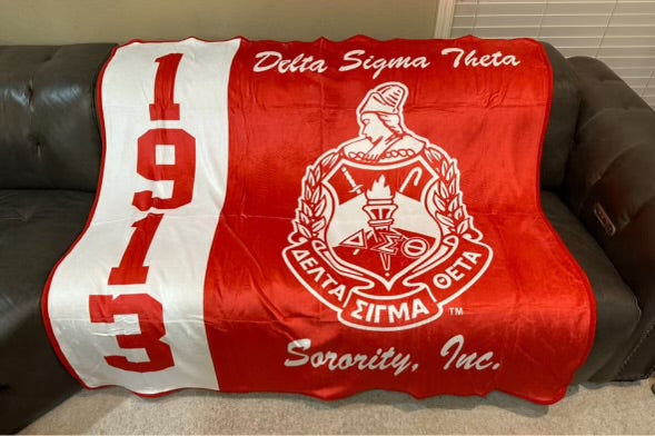 Delta Sigma Theta Fleece Throw