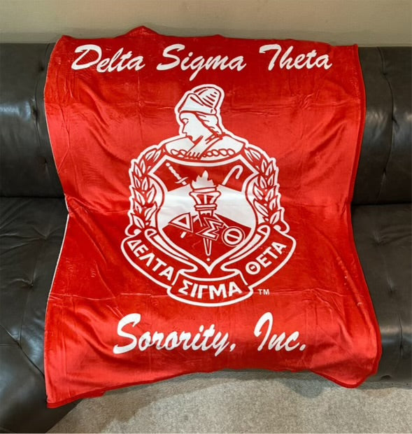 Delta Sigma Theta Fleece Throw