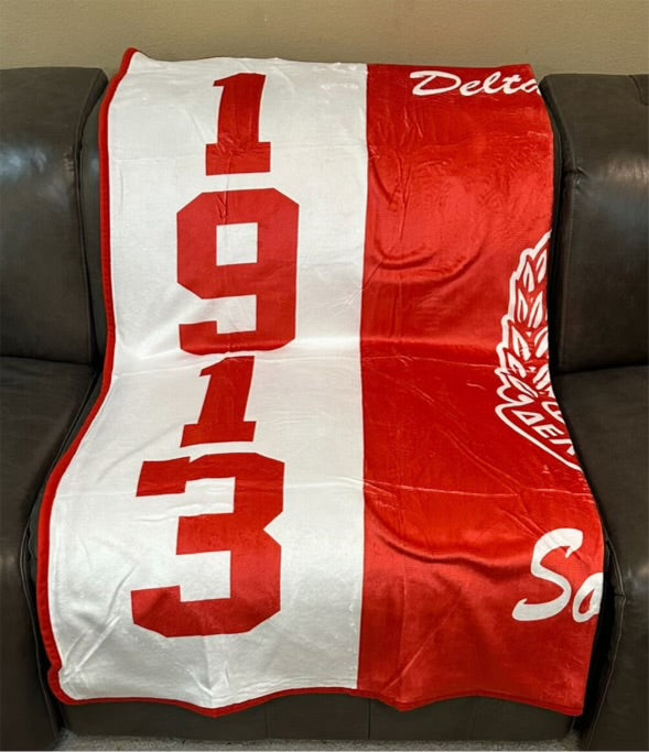 Delta Sigma Theta Fleece Throw