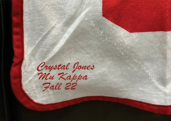 Delta Sigma Theta Fleece Throw