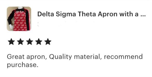 Delta Sigma Theta Apron