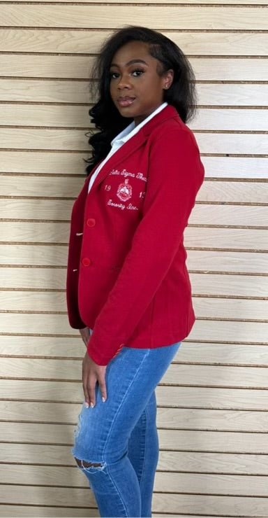 Delta Sigma Theta Cotton/Knit Blazer