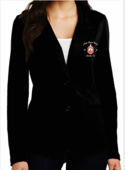 Delta Sigma Theta Cotton/Knit Blazer