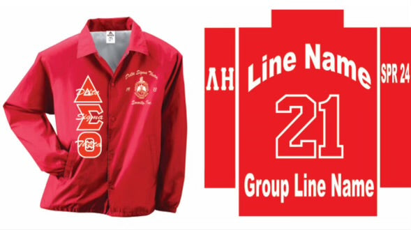 Delta Sigma Theta Coach Jacket