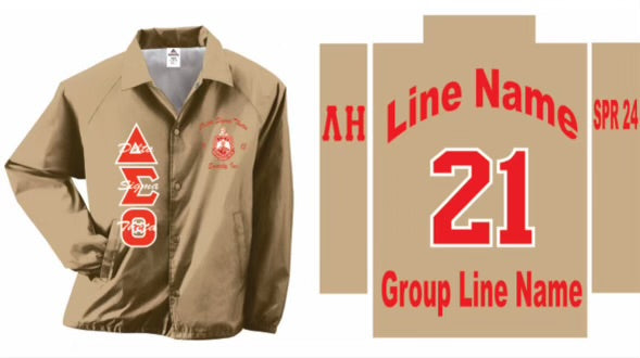 Delta Sigma Theta Coach Jacket