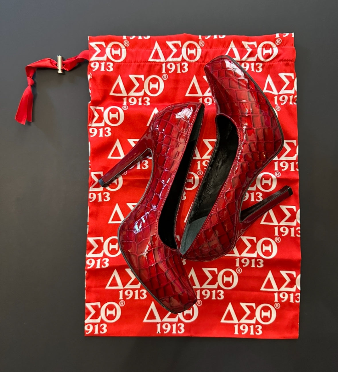 Delta Sigma Theta Shoe Bag