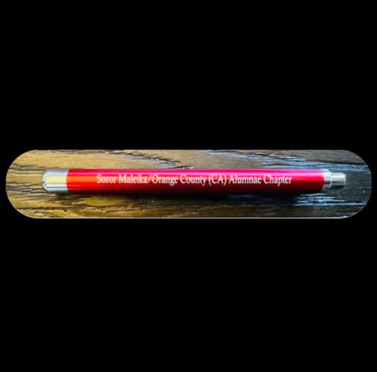 Delta Sigma Theta Custom LED Penlight - On & Off Push Button (Bulk Pricing Available)